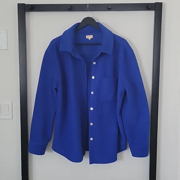 Blue Teddy Jacket - Picture 1 of 7